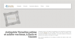 Desktop Screenshot of antiquitesversailles.com